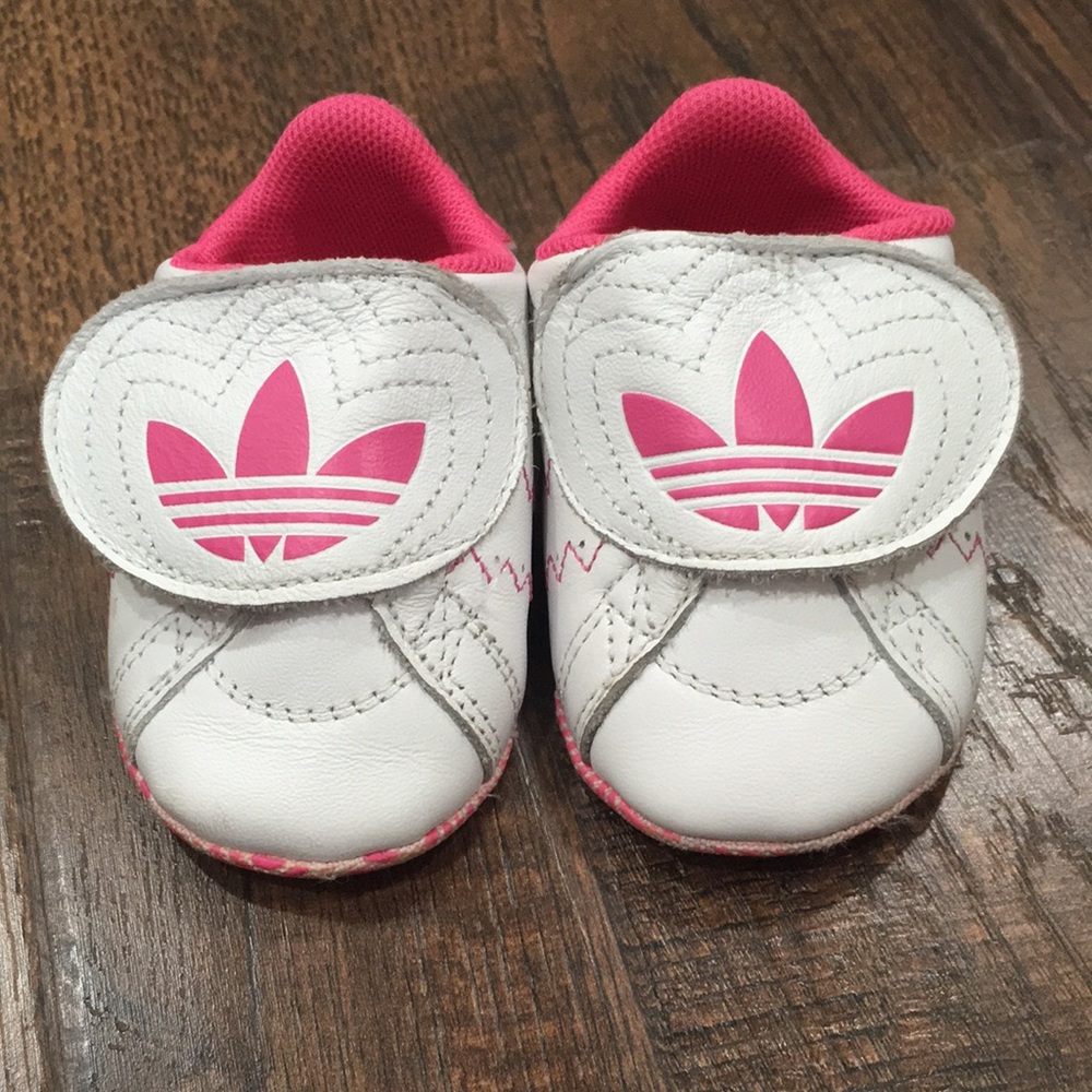 Adidas size 1 baby shoes